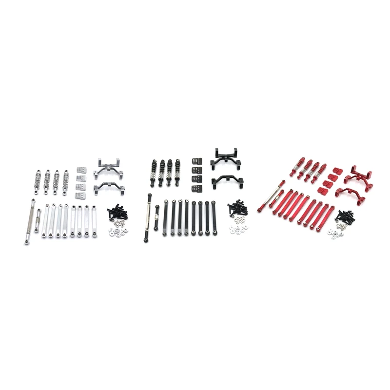 CNC Metal Steering Link Rod Pull Rod Mount Shock Absorber Set For MN D90 MN-90 MN99S 1/12 RC Car Upgrade Parts
CNC Metal Steering Link Rod Pull Rod Mount Shock Absorber Set For MN D90 MN-90 MN99S 1/12 RC Car Upgrade Parts