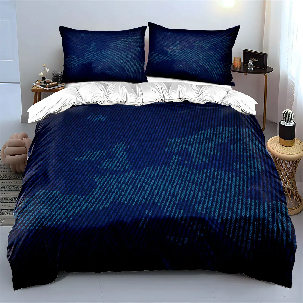 "Digital Data Map Triptych Decor" Bedding Set with 1 Duvet Cover 2 Pillowcases Single Double King Queen, Gift
"Digital Data Map Triptych Decor" Bedding Set with 1 Duvet Cover 2 Pillowcases Single Double King Queen, Gift