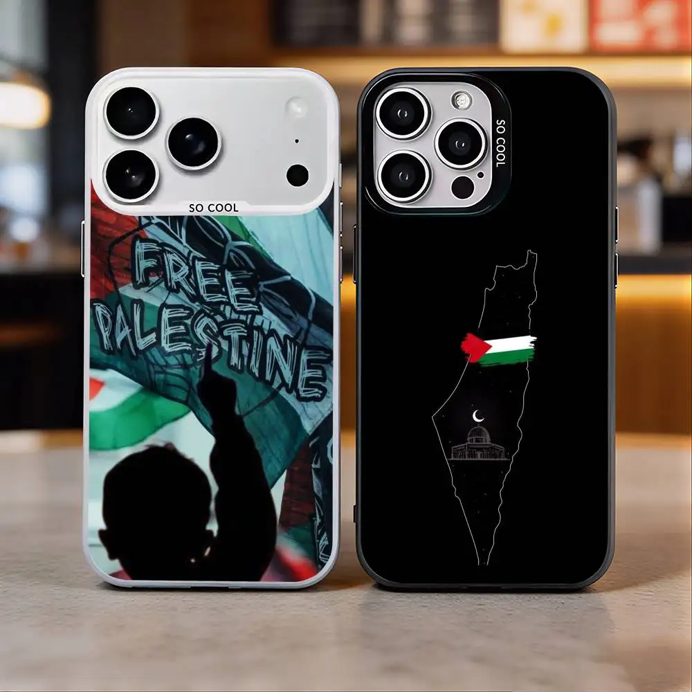 P-Palestines-F-Flag Map Phone Case For iPhone 17, 16,15,14,13,12,11 Plus,Pro Max, Colorful Silver Funda Cover
P-Palestines-F-Flag Map Phone Case For iPhone 17, 16,15,14,13,12,11 Plus,Pro Max, Colorful Silver Funda Cover