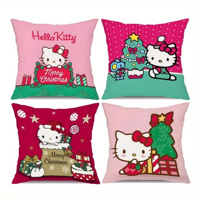 Рождественские милые кавайные наволочки «Hello Kitty», декоративные домашние двусторонние квадратные подушки с принтом, наволочка для гостиной, подарок
Рождественские милые кавайные наволочки «Hello Kitty», декоративные домашние двусторонние квадратные подушки с принтом, наволочка для гостиной, подарок