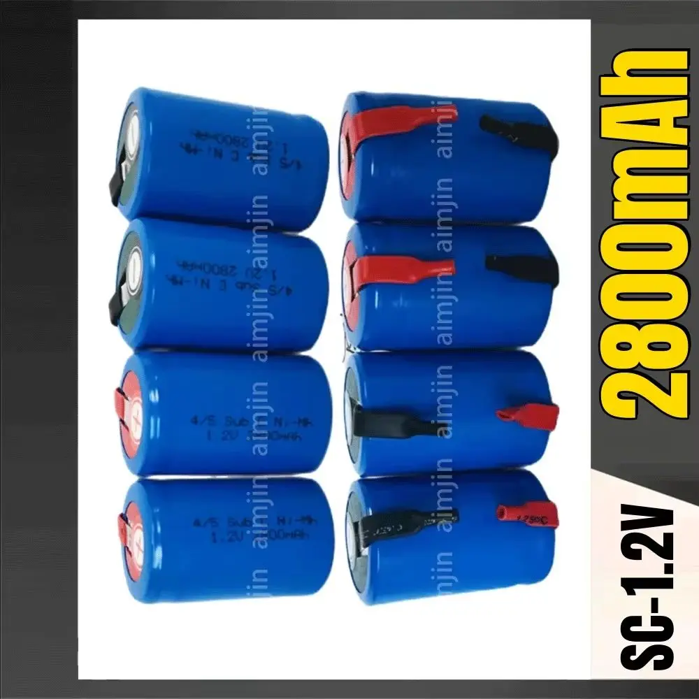 ⚡ SC 1.2V 2800mah Original Screwdriver Electric Drill Ni-MH Rechargeable Battey With Welding Label Power Tool SUBC Cells
⚡ SC 1.2V 2800mah Original Screwdriver Electric Drill Ni-MH Rechargeable Battey With Welding Label Power Tool SUBC Cells