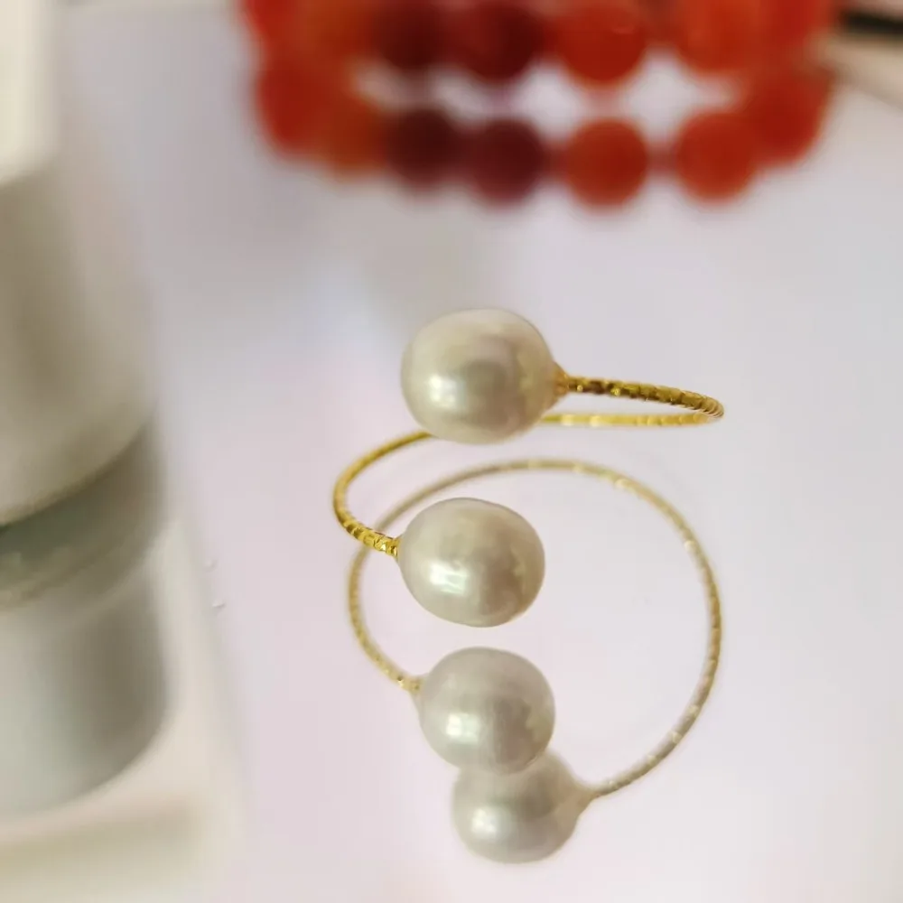 Classic Natural Freshwater Pearl Open Ring for Women Index Finger Ring Light Luxury Niche High-end Hand Jewelry Jewelry Ring
Classic Natural Freshwater Pearl Open Ring for Women Index Finger Ring Light Luxury Niche High-end Hand Jewelry Jewelry Ring
