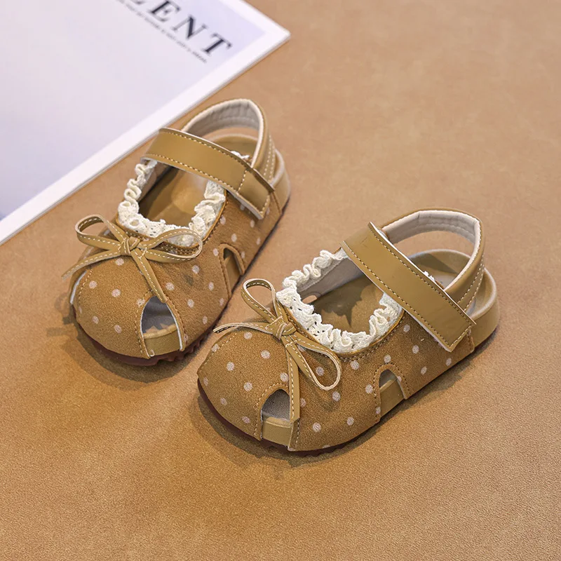 New Children's Summer Platform Sandals Lolita Polka Dot Little Girls Causal Shoes with Bowknot Non-slip Kids Closed Toe Sandals
New Children's Summer Platform Sandals Lolita Polka Dot Little Girls Causal Shoes with Bowknot Non-slip Kids Closed Toe Sandals