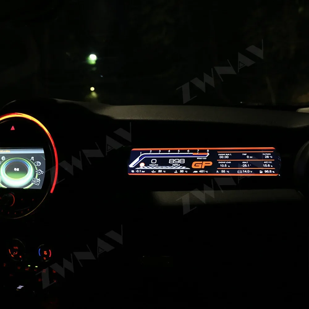 Android Car For Mini Copper F55 F56 F57 2015-2020 Dashboard Co-pilot Racing Instrument Maultimedia Entertainment LCD Screen
Android Car For Mini Copper F55 F56 F57 2015-2020 Dashboard Co-pilot Racing Instrument Maultimedia Entertainment LCD Screen