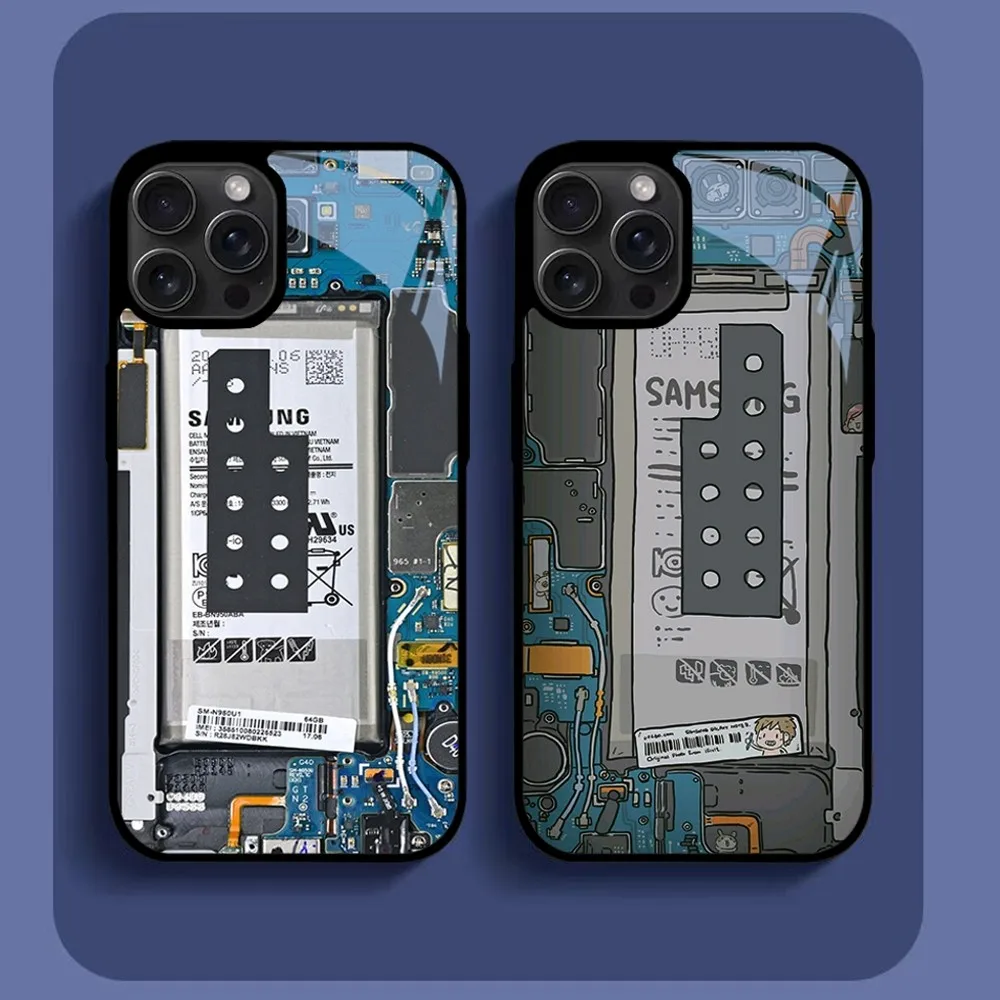 Circuit Board Phone Case For IPhone16 15 14 13 12 11 Pro Xs Max Mini XR X 7 8 Plus Luxury Mirror Hard Funda
Circuit Board Phone Case For IPhone16 15 14 13 12 11 Pro Xs Max Mini XR X 7 8 Plus Luxury Mirror Hard Funda