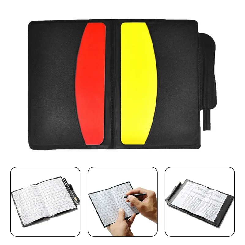 Hot Sale Football Soccer Referee Card Sets Warning Referee Red and Yellow Cards Wallet Score Sheets Notebook Judge Accessories
Hot Sale Football Soccer Referee Card Sets Warning Referee Red and Yellow Cards Wallet Score Sheets Notebook Judge Accessories