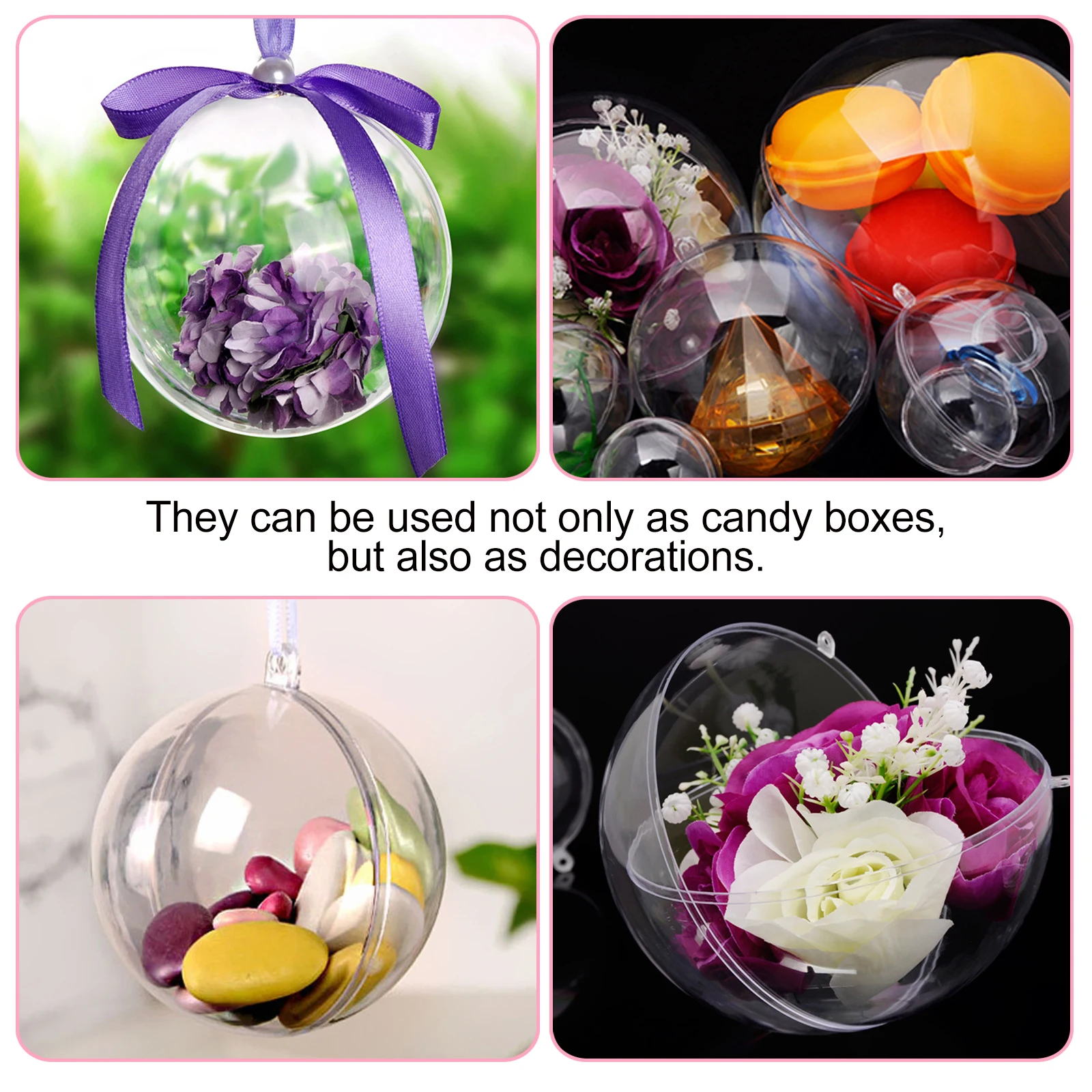 24 Pcs Christmas Candy Packaging Box Containers Round Gift Cases Accessories Decoration
24 Pcs Christmas Candy Packaging Box Containers Round Gift Cases Accessories Decoration