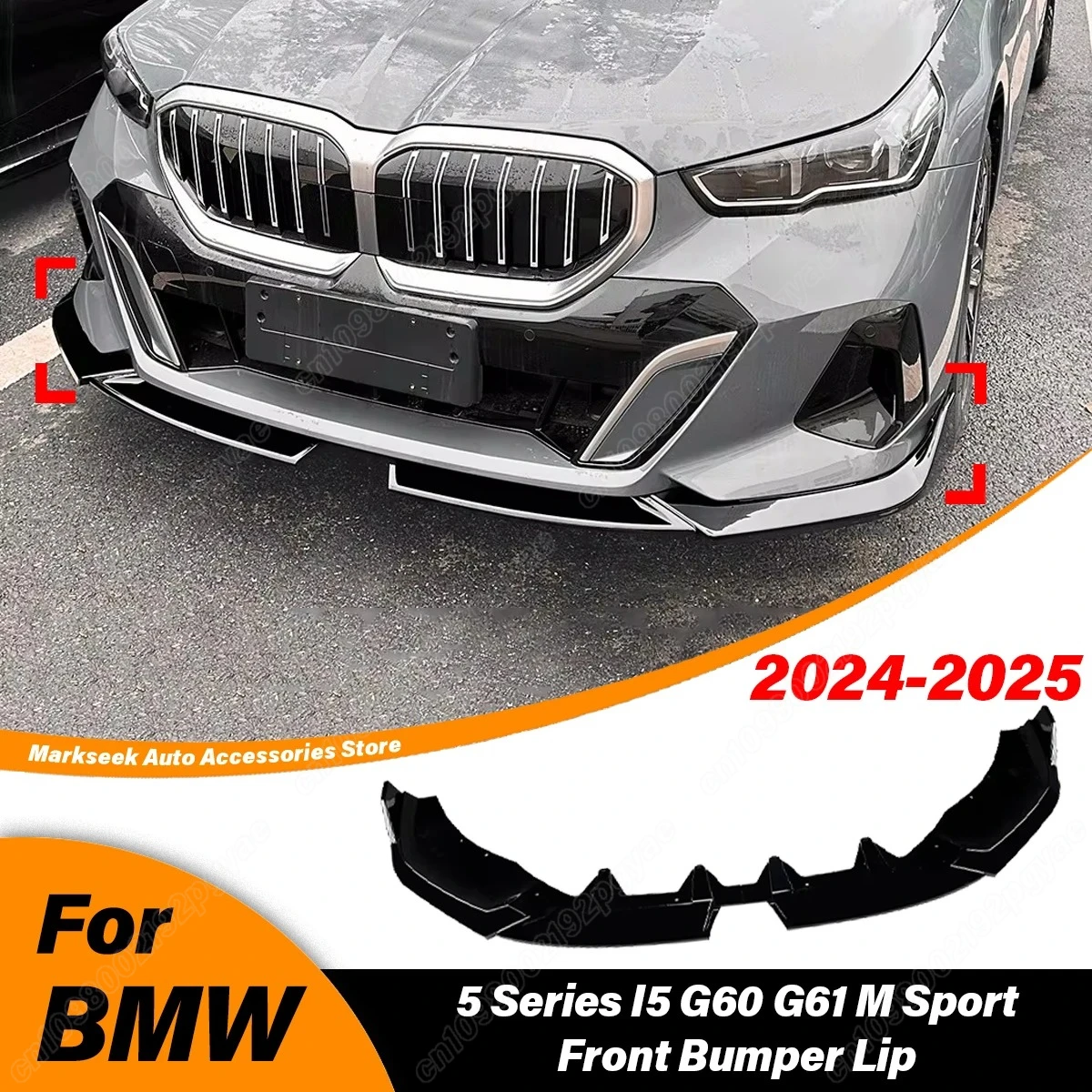 For BMW 5 Series i5 G60 G61 M-Sport 2024 2025 Front Bumper Lip Splitter Spoiler Diffuser Guard Protector Exter Accessory BodyKit
For BMW 5 Series i5 G60 G61 M-Sport 2024 2025 Front Bumper Lip Splitter Spoiler Diffuser Guard Protector Exter Accessory BodyKit