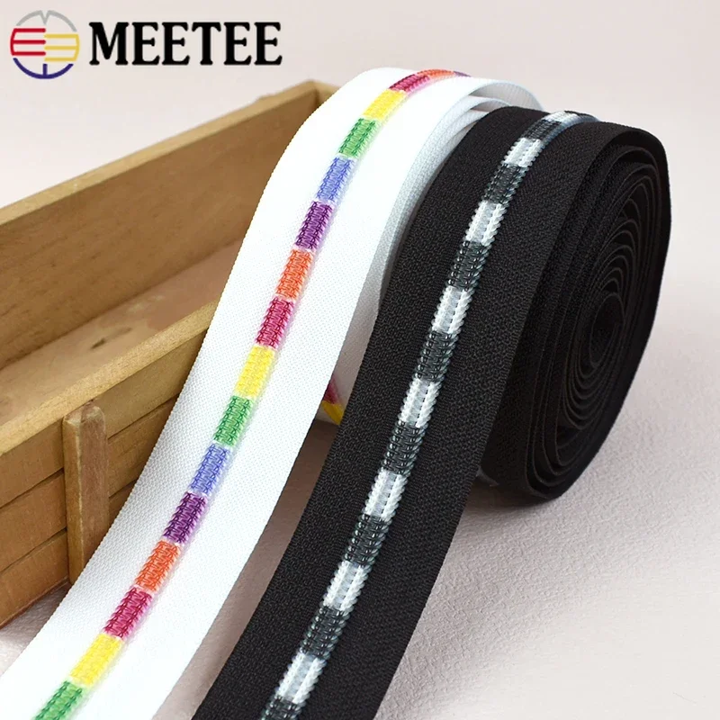 2-10Meters Meetee 5# Nylon Zippers Tape for Sewing Bags Coil Ziper Clothes Replacement Zip Decorative Roll Jacket Closure Zipper
2-10Meters Meetee 5# Nylon Zippers Tape for Sewing Bags Coil Ziper Clothes Replacement Zip Decorative Roll Jacket Closure Zipper