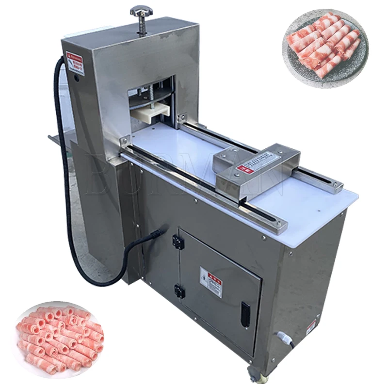 New Commercial CNC Single Cut Mutton Roll Machine Electric Lamb Beef Freezing Meat Slicer For Sale
New Commercial CNC Single Cut Mutton Roll Machine Electric Lamb Beef Freezing Meat Slicer For Sale