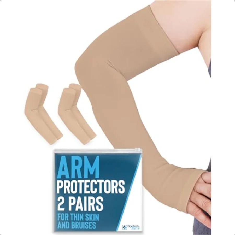 Arm Protectors for Thin Skin and Bruising for Women and Men 2 Pairs UPF 50 Sun Protection and Cooling
Arm Protectors for Thin Skin and Bruising for Women and Men 2 Pairs UPF 50 Sun Protection and Cooling