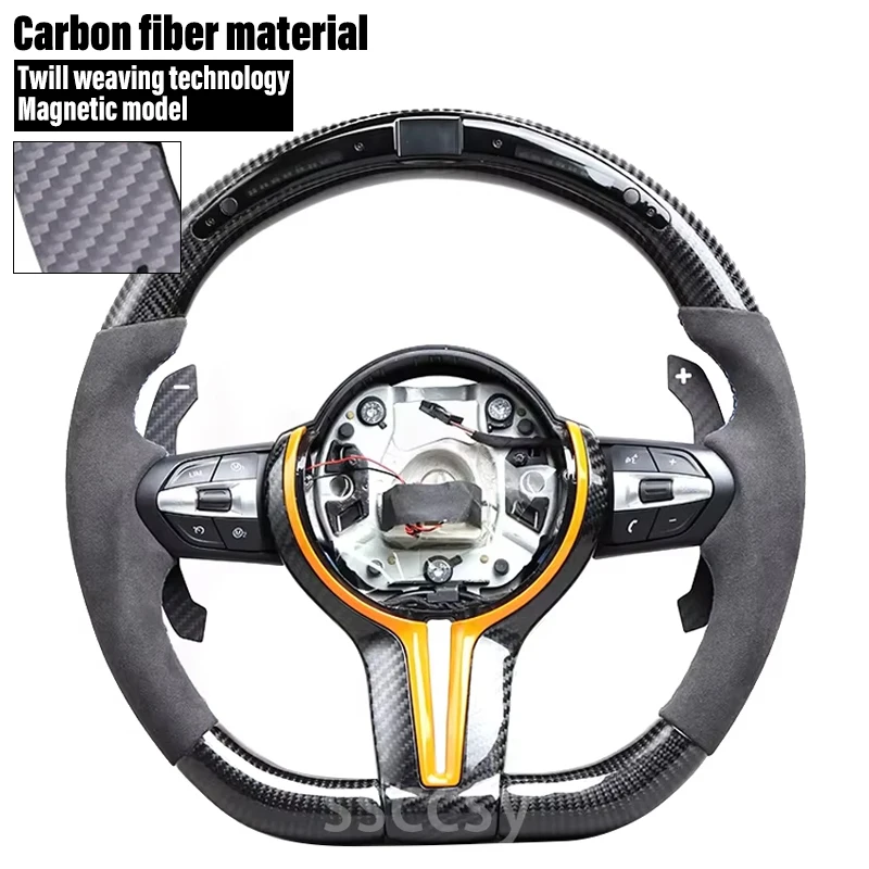 LED Carbon Fiber Steering Wheel For BMW F10 F20 F30 M3 M6 F36 F22 F11 Auto Parts Steering Wheel Modification
LED Carbon Fiber Steering Wheel For BMW F10 F20 F30 M3 M6 F36 F22 F11 Auto Parts Steering Wheel Modification