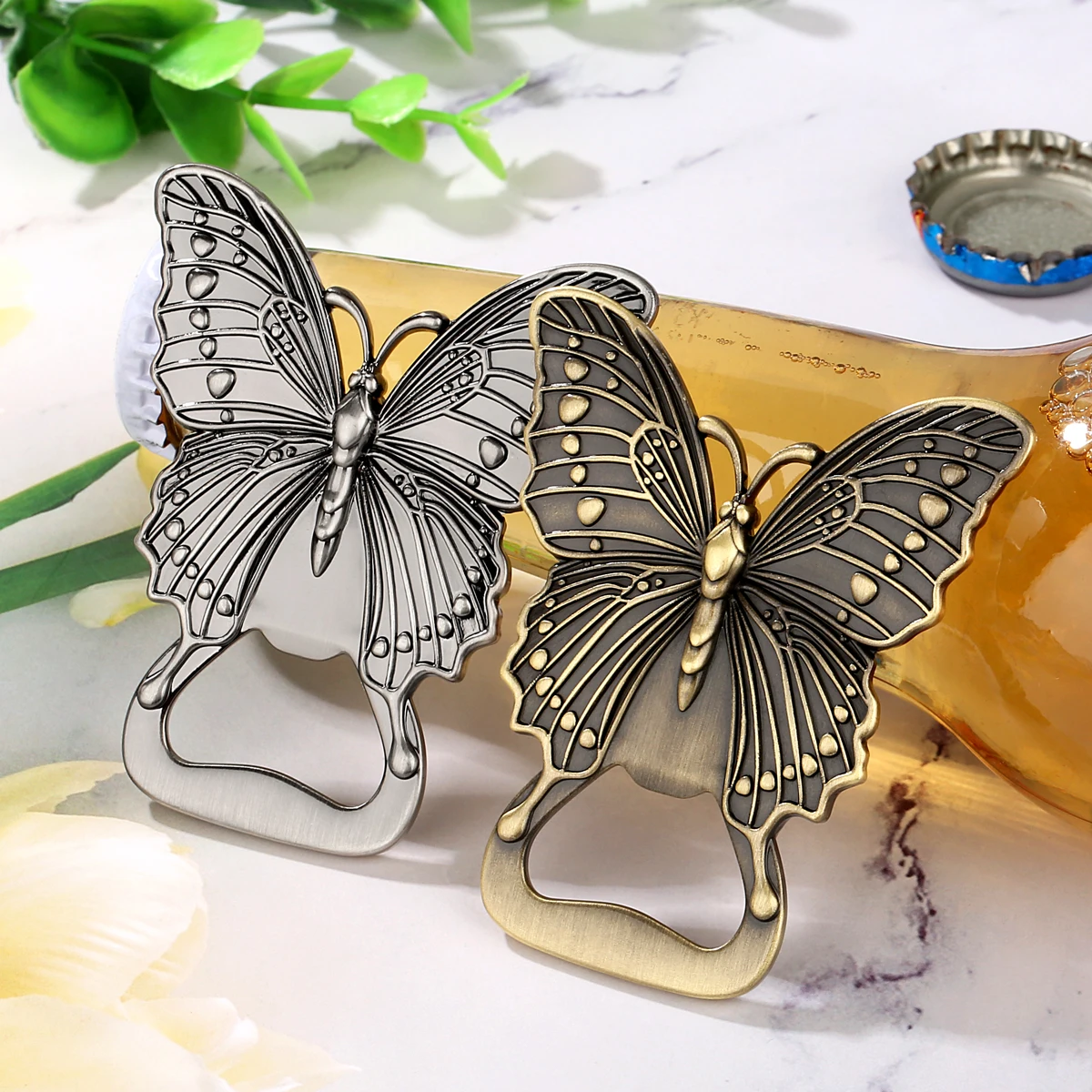 Metal Butterfly Beer Bottle Opener Portable Desktop Decoration Creative Wine Beer Openers with Bag Birthday Gifts for Men Lady
Metal Butterfly Beer Bottle Opener Portable Desktop Decoration Creative Wine Beer Openers with Bag Birthday Gifts for Men Lady