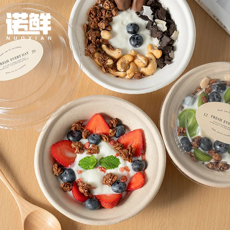 Custom Disposable Paper Pulp Greek Cold Brew Yogurt Bowl Taro Powder Bowl Food Grade Fluffy Dessert Display Packing Box
Custom Disposable Paper Pulp Greek Cold Brew Yogurt Bowl Taro Powder Bowl Food Grade Fluffy Dessert Display Packing Box