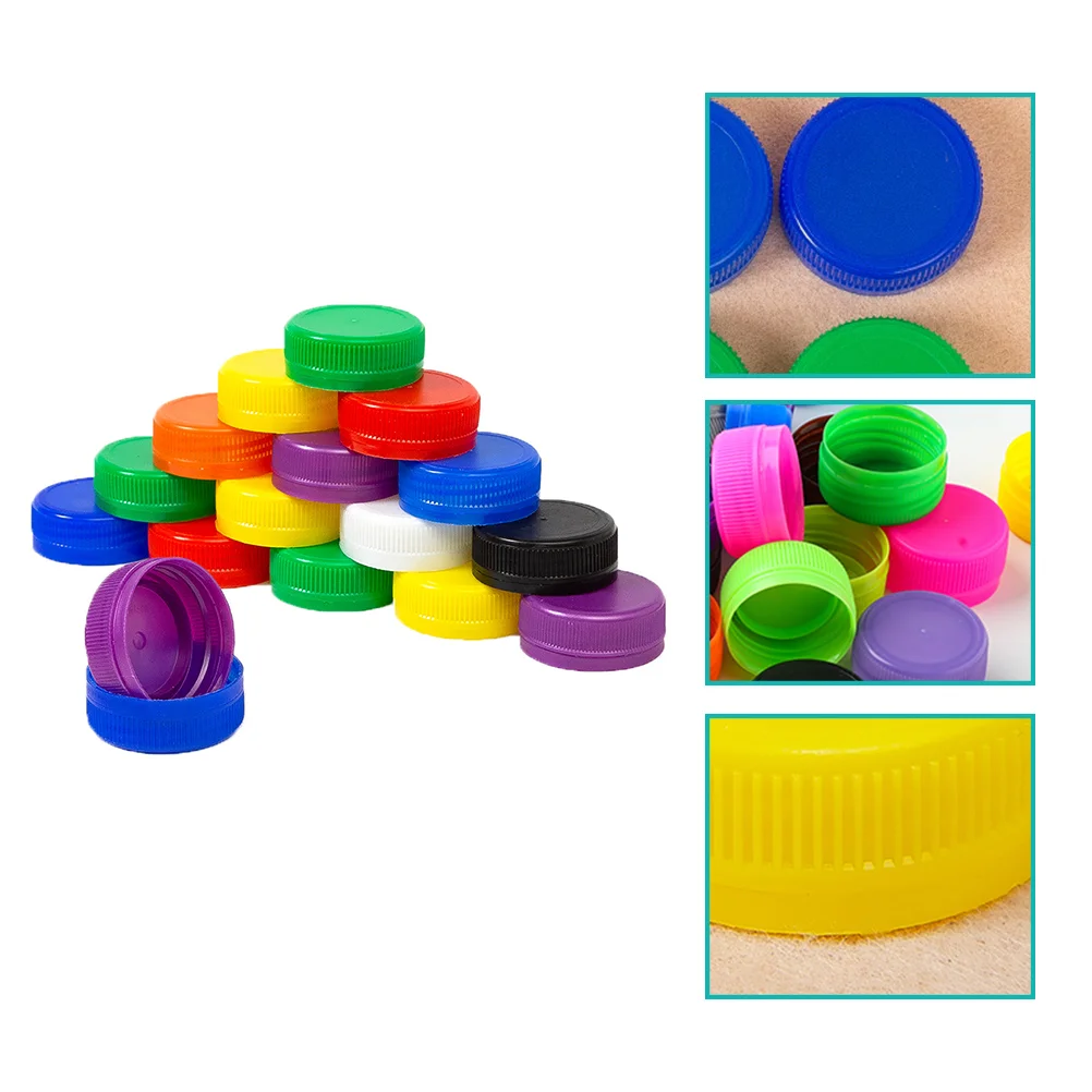 200 Pcs Multicolor Plastic Bottle Caps for Crafts Kids Activities Home Education Classes Sturdy Decorative Bottle Cap
200 Pcs Multicolor Plastic Bottle Caps for Crafts Kids Activities Home Education Classes Sturdy Decorative Bottle Cap