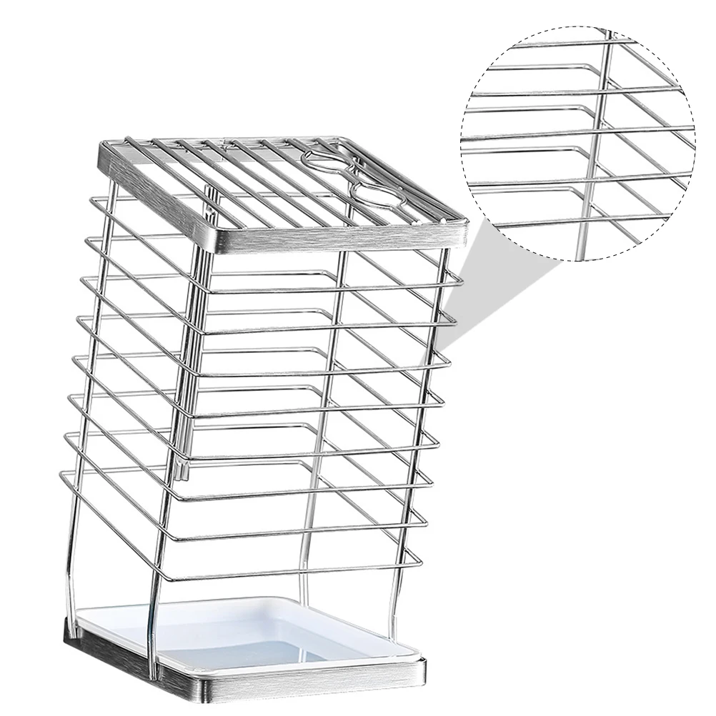 Stainless Steel Knife Holder Silverware ganizer Tray Foldable Kitchen Tool Rack Cutting Utensil Storage Shelf Creative
Stainless Steel Knife Holder Silverware ganizer Tray Foldable Kitchen Tool Rack Cutting Utensil Storage Shelf Creative