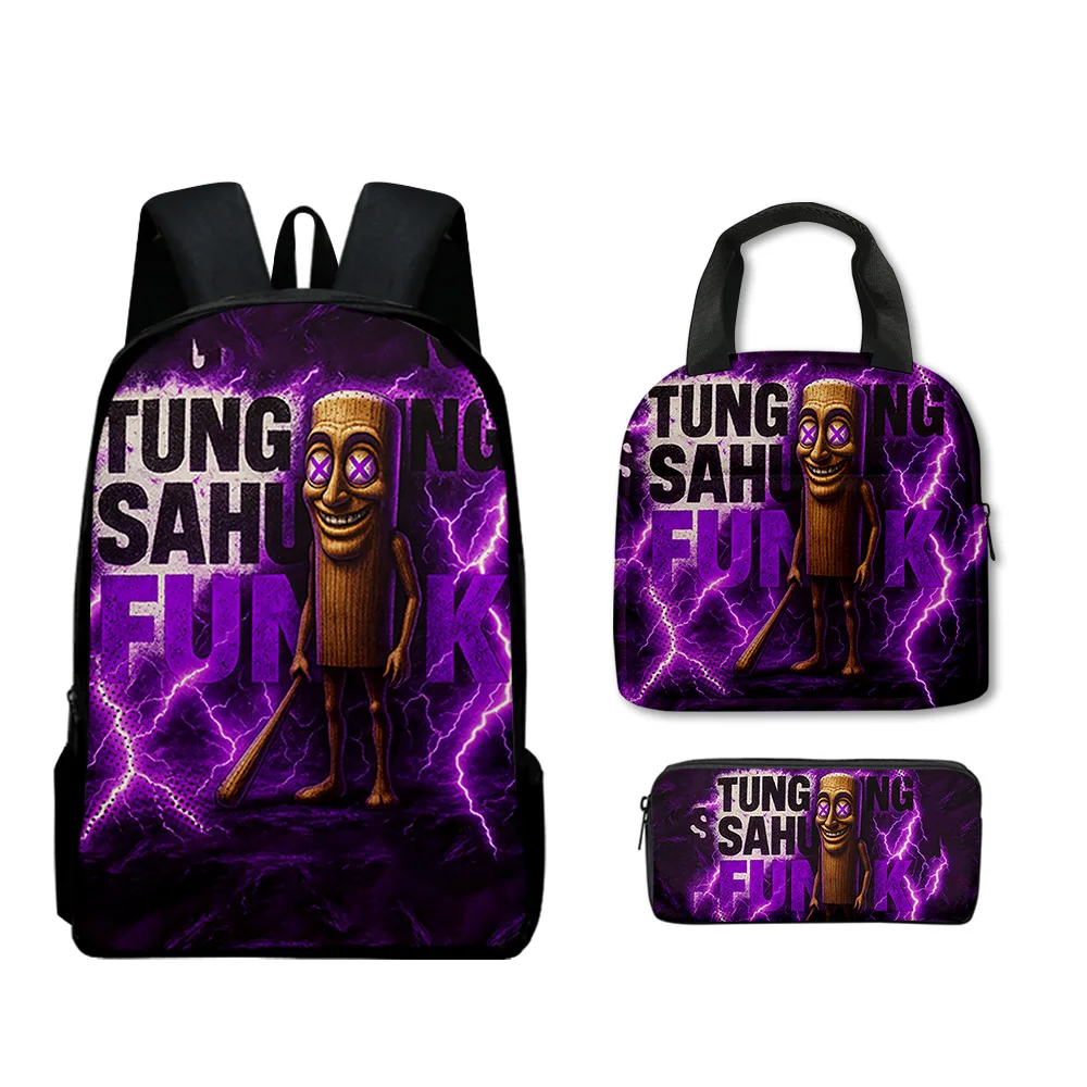 Популярная забавная новинка с героями мультфильмов, tungtungtung, 3D принт, 3 шт./компл., школьные сумки, рюкзак для ноутбука, рюкзак, сумка для обеда, пенал
Популярная забавная новинка с героями мультфильмов, tungtungtung, 3D принт, 3 шт./компл., школьные сумки, рюкзак для ноутбука, рюкзак, сумка для обеда, пенал