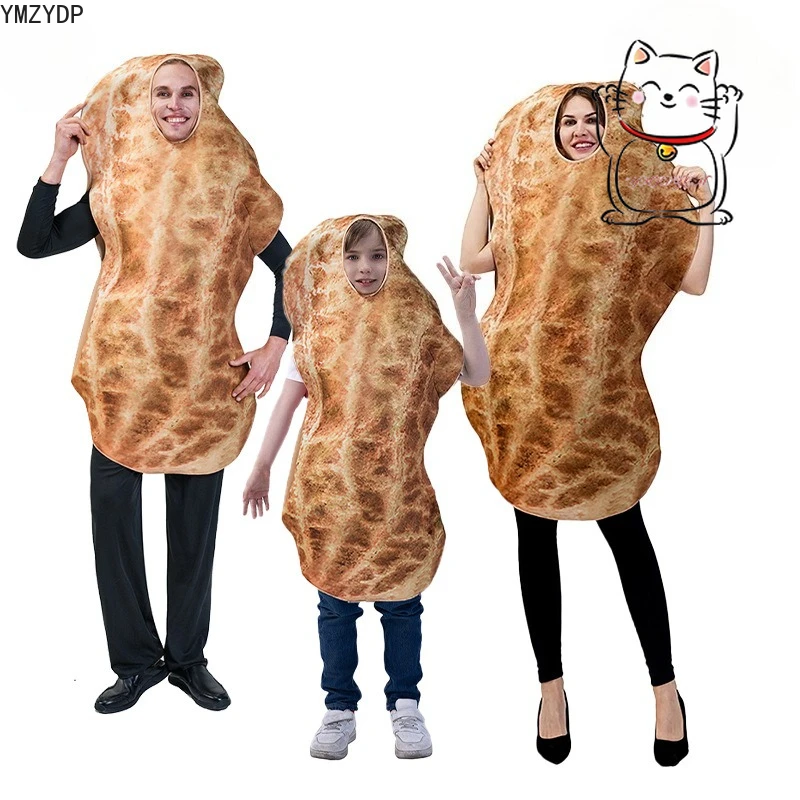 Halloween cross-border funny peanut costumes cosplay stage performance role-playing
Halloween cross-border funny peanut costumes cosplay stage performance role-playing