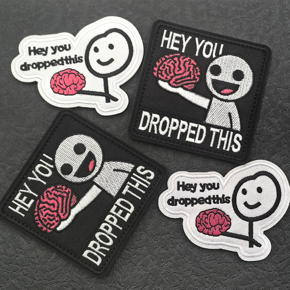 Нашивка с вышивкой юмором - Эй, ты спущенный это, потеряй ваш мозг, значок на крючках и петлях, аппликация для курток, шапок, сумок, одежды
Нашивка с вышивкой юмором - Эй, ты спущенный это, потеряй ваш мозг, значок на крючках и петлях, аппликация для курток, шапок, сумок, одежды