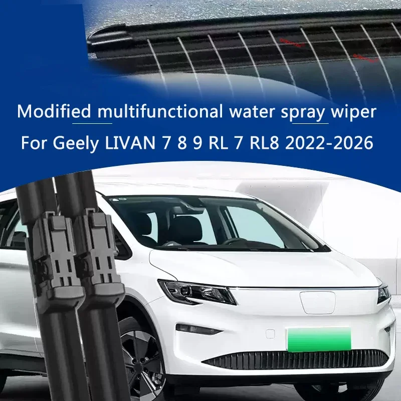 Car Modify Wet Arm Cleaning Wiper For GEELY LIVAN 7 8 9 RL7 RL8 2022-2026 Auto Front Windshield Water Spray Wiper Blades
Car Modify Wet Arm Cleaning Wiper For GEELY LIVAN 7 8 9 RL7 RL8 2022-2026 Auto Front Windshield Water Spray Wiper Blades