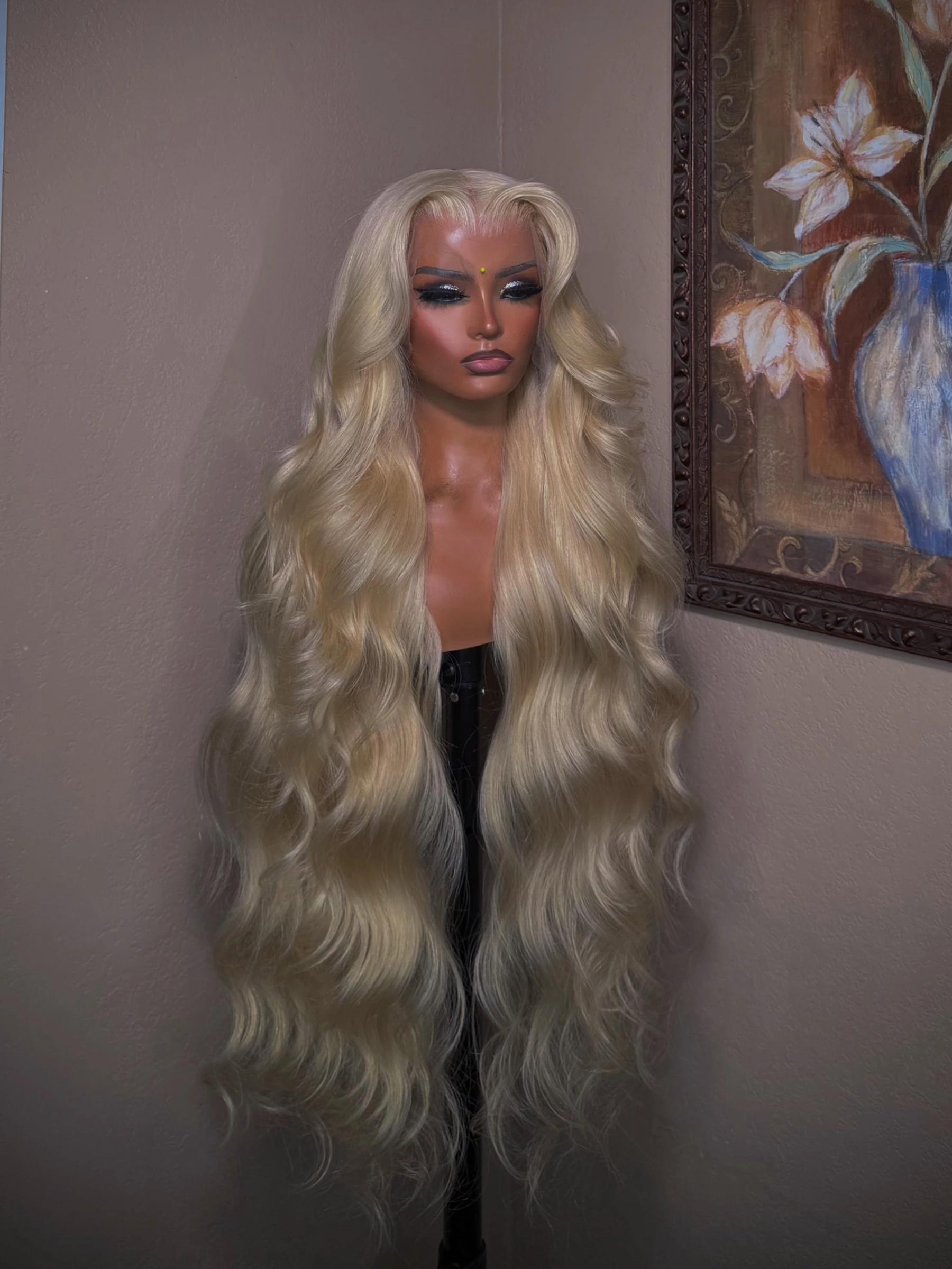 613 Honey Blonde Color Body Wave 13X4X1 HD Full Lace Frontal Wigs For Women Preplpucked Bleached Knots Cosplay Daily Party Soft
613 Honey Blonde Color Body Wave 13X4X1 HD Full Lace Frontal Wigs For Women Preplpucked Bleached Knots Cosplay Daily Party Soft