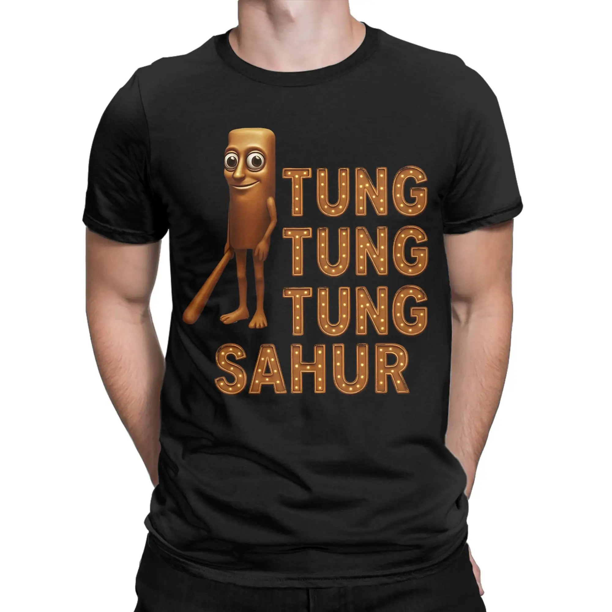 Tung Tung Tung Sahur Забавная бейсбольная бита, мем, итальянская одежда Brainrot, мужская и женская футболка, футболка из 100% хлопка, одежда
Tung Tung Tung Sahur Забавная бейсбольная бита, мем, итальянская одежда Brainrot, мужская и женская футболка, футболка из 100% хлопка, одежда