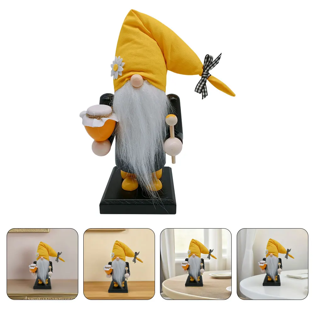 Bee Themed Gnome Decor Statue Tabletop Dwarf Home Decoration Festival Figurine Wooden Material Stable Base
Bee Themed Gnome Decor Statue Tabletop Dwarf Home Decoration Festival Figurine Wooden Material Stable Base