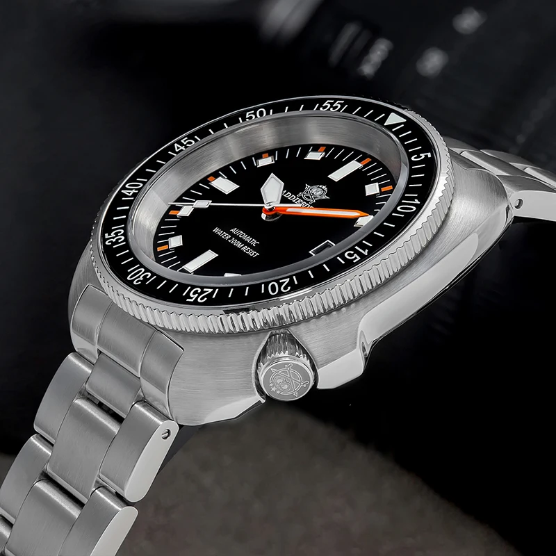 ADDIESDIVE Sapphire Glass Black Ceramic Bezel Automatic Mechanical Watches 200m Waterproof Luminous NH35 Men's Dive Watch AD2081 
ADDIESDIVE Sapphire Glass Black Ceramic Bezel Automatic Mechanical Watches 200m Waterproof Luminous NH35 Men's Dive Watch AD2081