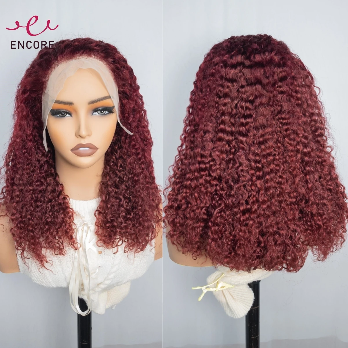 350% Density Bouncy Curly Human Hair Wigs HD 13x4 Lace Frontal Deep Wave Hair Wigs Burgundy 18Inch Brazilian Remy Curly Lace Wig
350% Density Bouncy Curly Human Hair Wigs HD 13x4 Lace Frontal Deep Wave Hair Wigs Burgundy 18Inch Brazilian Remy Curly Lace Wig