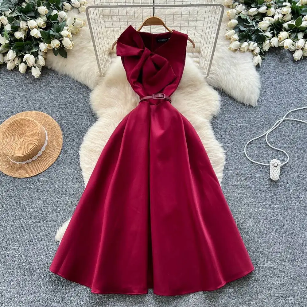 Chic vintage butterfly sleeveless Elegant Fairy korean fashion Sundress women clothing dress
Chic vintage butterfly sleeveless Elegant Fairy korean fashion Sundress women clothing dress