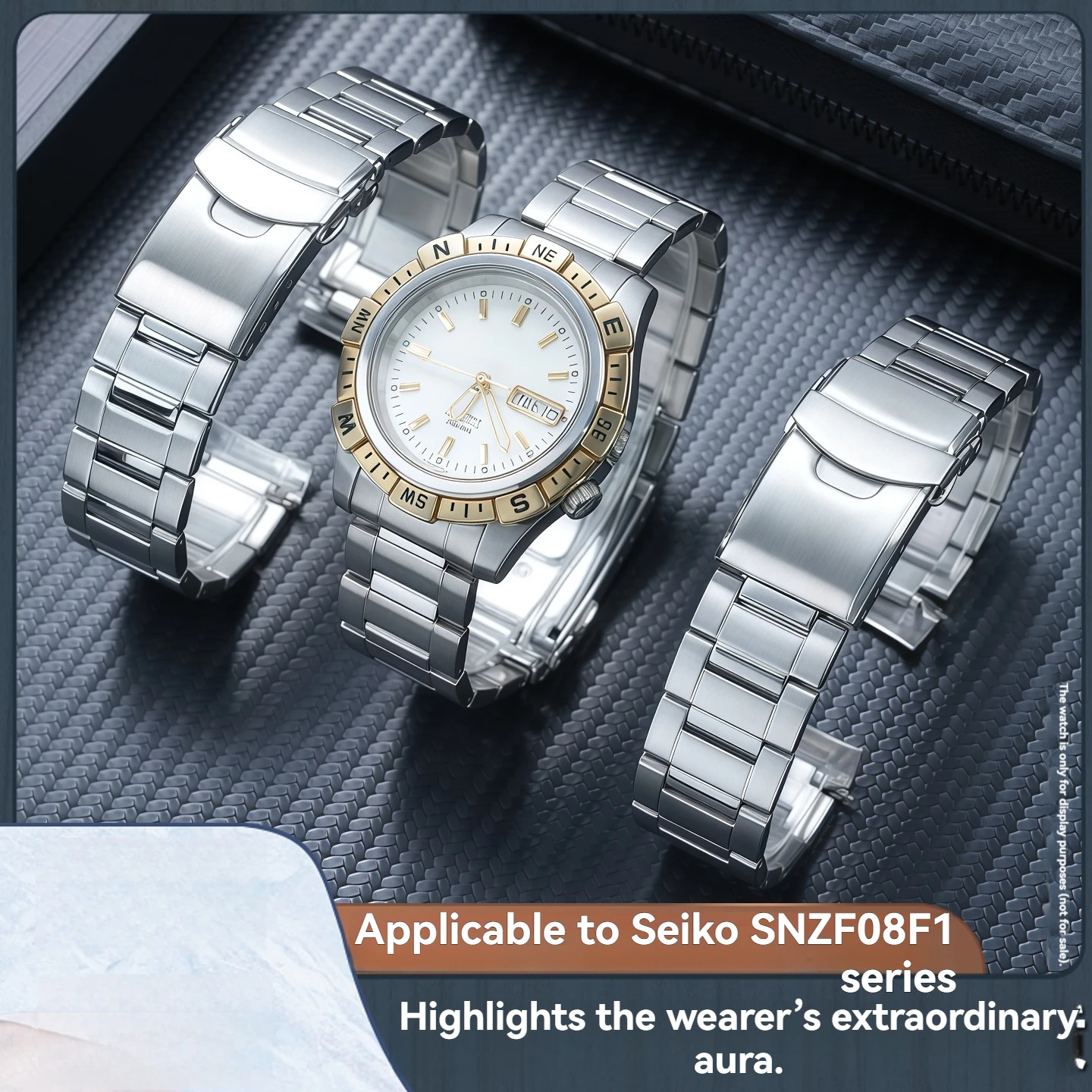 20mm Solid Stainless Watch Band For Seiko Stainless Steel Watch Band SNZFO8F Men's Metal Folding Buckle Watch strap+tool
20mm Solid Stainless Watch Band For Seiko Stainless Steel Watch Band SNZFO8F Men's Metal Folding Buckle Watch strap+tool