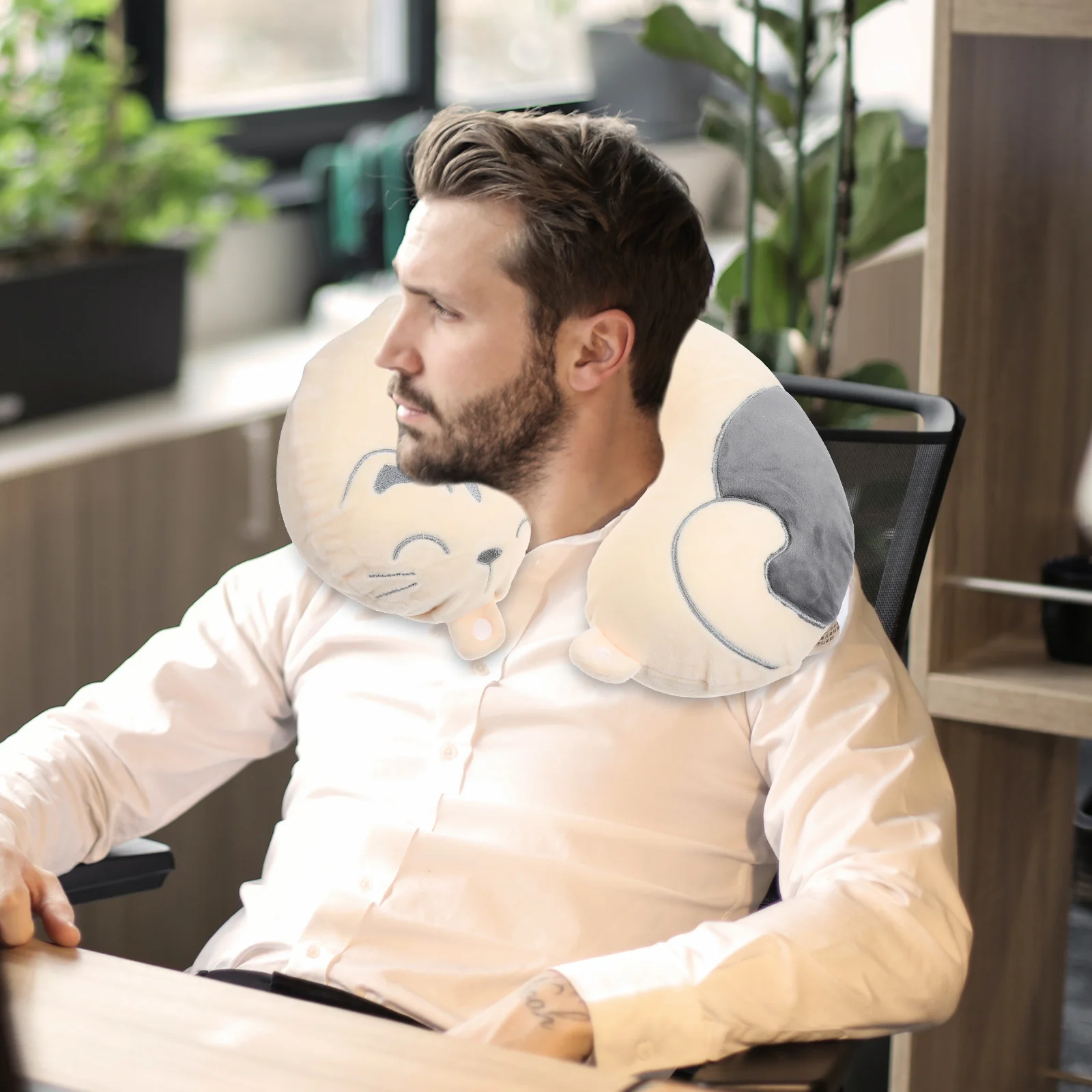 U-Shaped Neck Pillow For Office Nap Travel Sleep Ergonomic Cervical Support Portable Comfortable Pillow For Work Rest Airplane
U-Shaped Neck Pillow For Office Nap Travel Sleep Ergonomic Cervical Support Portable Comfortable Pillow For Work Rest Airplane