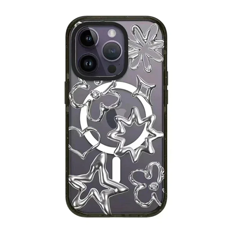 MagSafe Acrylic Silver Heart Star Phone Case Cover for IPhone 11 12 13 14 15 Pro Max Case for IPhone 14 Pro Max
MagSafe Acrylic Silver Heart Star Phone Case Cover for IPhone 11 12 13 14 15 Pro Max Case for IPhone 14 Pro Max