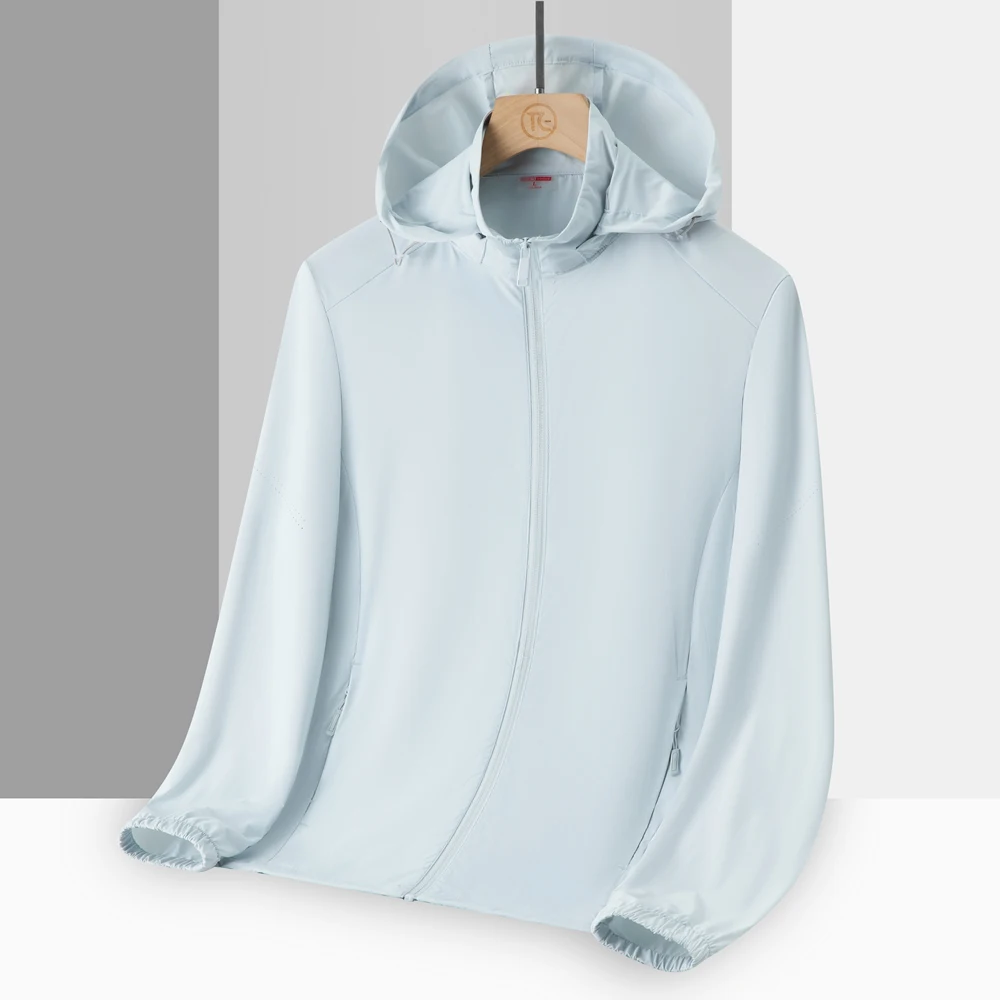 UPF 50+ Sunscreen Jacket Ice Silk Breathable Outdoor Hiking Fitness Lightweight Comfortable Top Simple Solid Color Hoodie Coat
UPF 50+ Sunscreen Jacket Ice Silk Breathable Outdoor Hiking Fitness Lightweight Comfortable Top Simple Solid Color Hoodie Coat