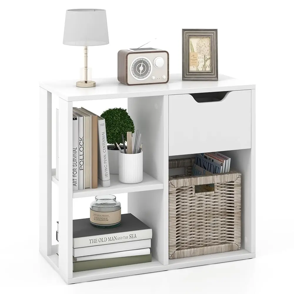 3-Cube Bookshelf With Drawer, 2-Tier Open Shelf Bookcase, Freestanding Display Shelf, Modern Home Storage Organizer, Shelving
3-Cube Bookshelf With Drawer, 2-Tier Open Shelf Bookcase, Freestanding Display Shelf, Modern Home Storage Organizer, Shelving