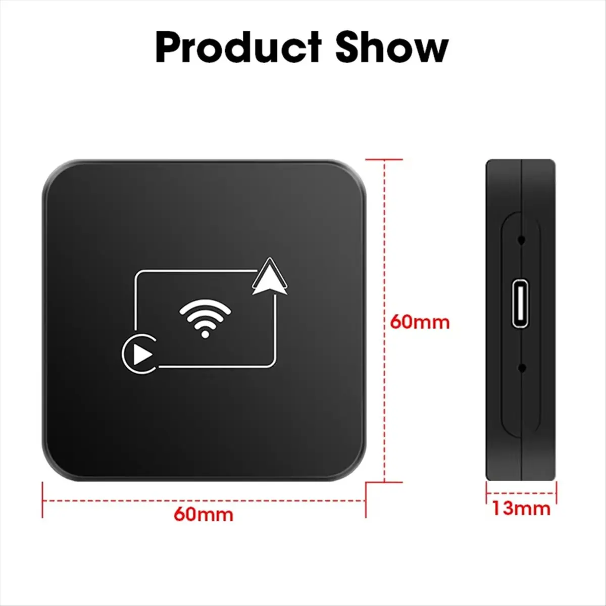 Wireless CarPlay Wireless Android Auto Box 2.4G&5.8Ghz WiFi Bluetooth Auto Connect Plug and Play for Car
Wireless CarPlay Wireless Android Auto Box 2.4G&5.8Ghz WiFi Bluetooth Auto Connect Plug and Play for Car