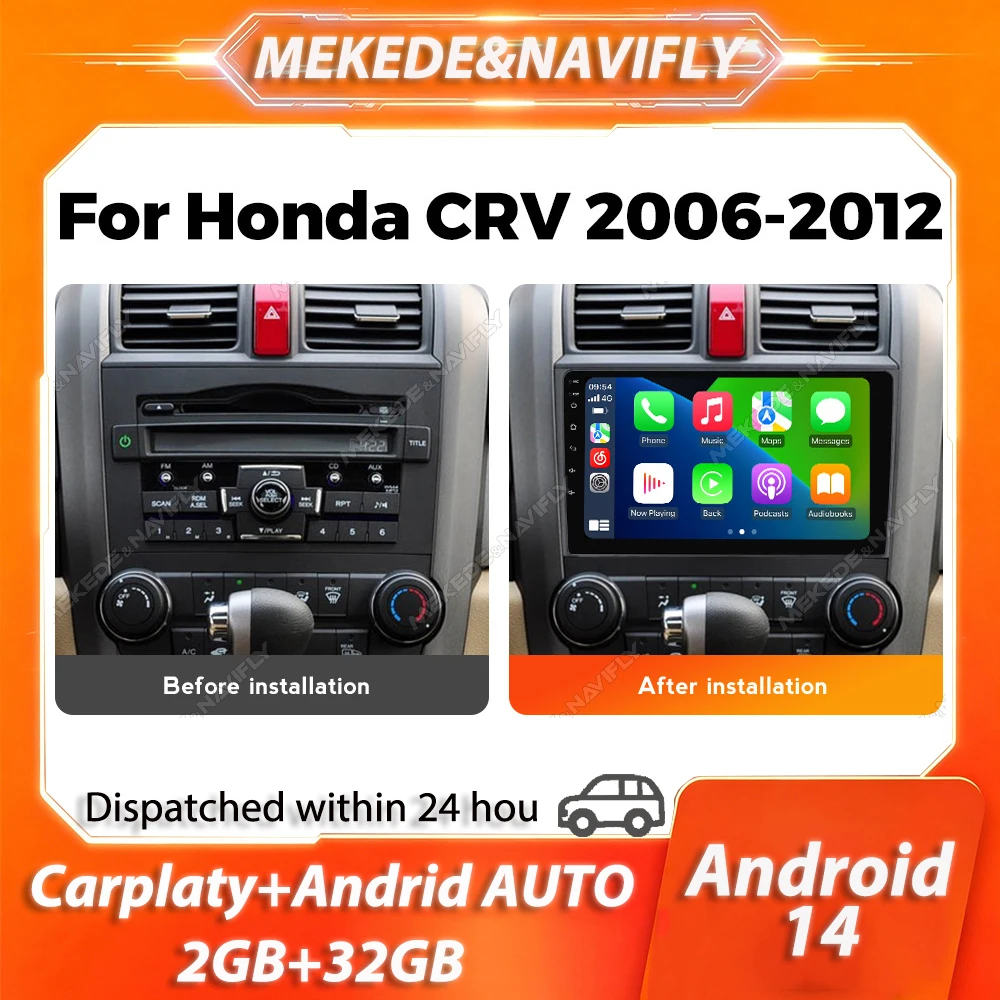 Android 14 Intelligent Car AUTO system For Honda CR-V 3 RE CRV 2007-2011 Car Radio Multimedia Player Carplay Stereo No 2 Din DVD
Android 14 Intelligent Car AUTO system For Honda CR-V 3 RE CRV 2007-2011 Car Radio Multimedia Player Carplay Stereo No 2 Din DVD