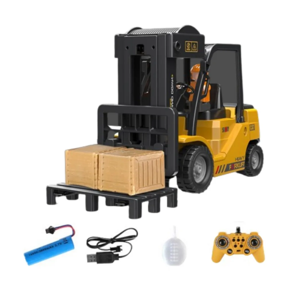 Creative Remote Control Forklift Light Music Simulation Engineering Vehicle Spray Function Rechargeable Children's Crane Toys
Creative Remote Control Forklift Light Music Simulation Engineering Vehicle Spray Function Rechargeable Children's Crane Toys