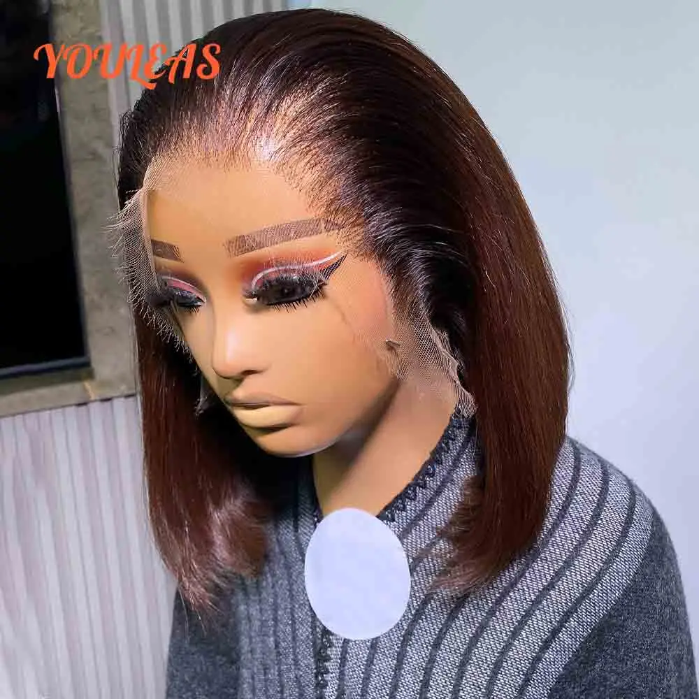 Short Bob Straight Ombre 1b4 Colored Wig 13x4 Transparent Lace Front Glueless Human Hair Wig Pre plucked Ready To Wear For Women
Short Bob Straight Ombre 1b4 Colored Wig 13x4 Transparent Lace Front Glueless Human Hair Wig Pre plucked Ready To Wear For Women