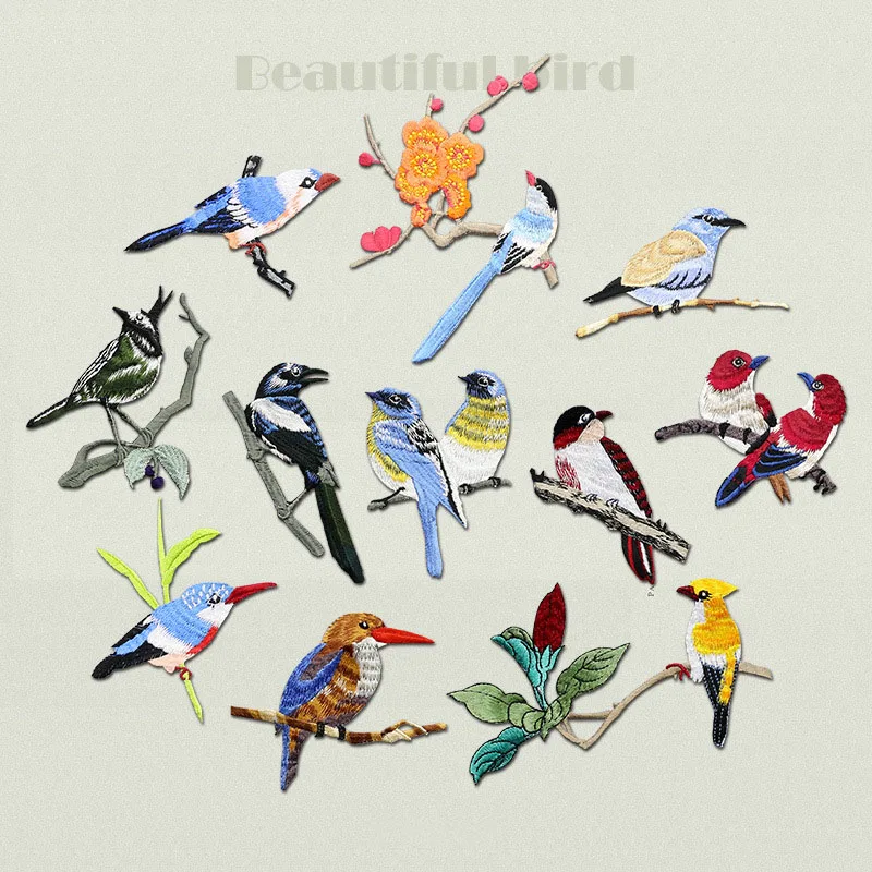 1pc New Embroidered Bird Patches for Clothing Iron Sewing Applique Clothes Badge Stickers Jeans Jacket Decoration DIY Patches
1pc New Embroidered Bird Patches for Clothing Iron Sewing Applique Clothes Badge Stickers Jeans Jacket Decoration DIY Patches