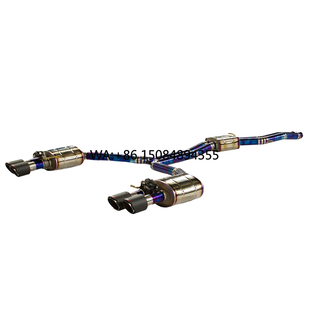 OEM Titanium Alloy Exhaust Pipe for A6 C7 3.0T 2012-2018 Catback Muffler Vacuum Valve Carbon Fiber Tips Valvetronic Remote
OEM Titanium Alloy Exhaust Pipe for A6 C7 3.0T 2012-2018 Catback Muffler Vacuum Valve Carbon Fiber Tips Valvetronic Remote