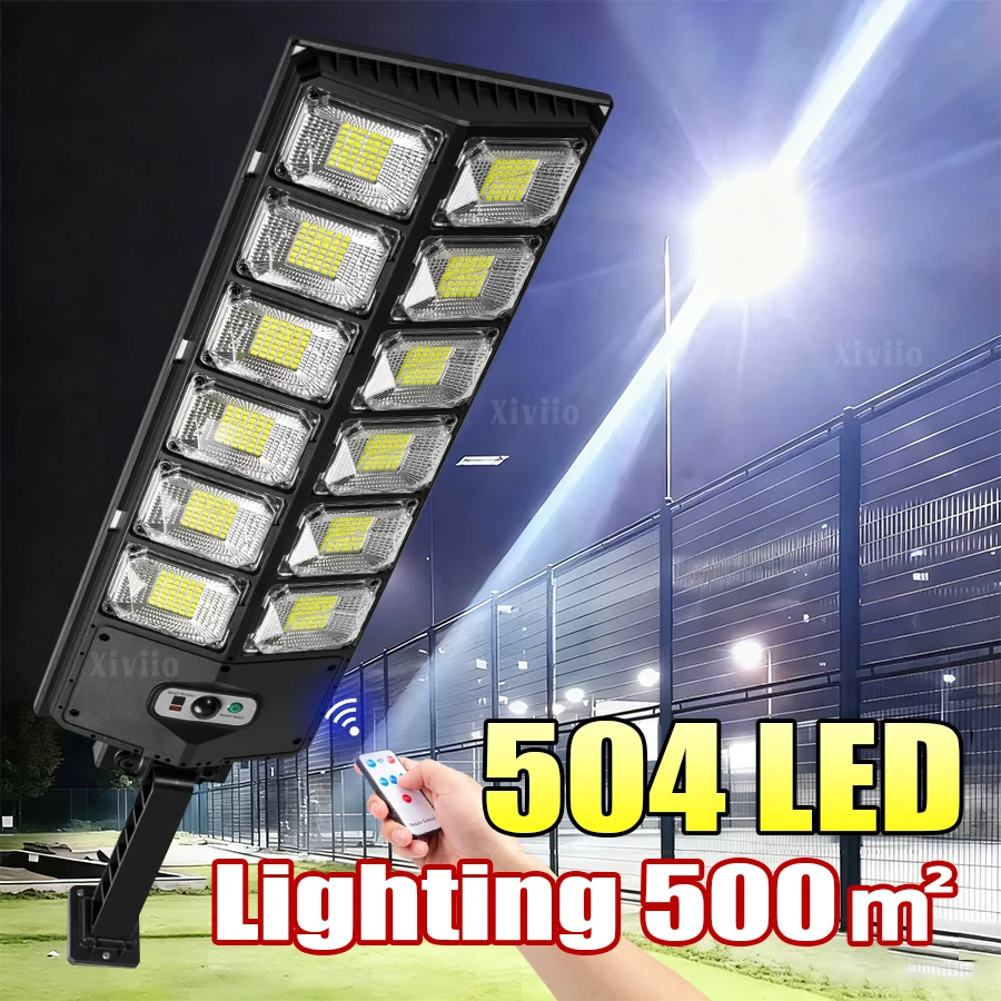 504LED Solar Light Outdoor Street Light Motion Sensor Waterproof Sunlight Wall Garden Light External Solar Lamp
504LED Solar Light Outdoor Street Light Motion Sensor Waterproof Sunlight Wall Garden Light External Solar Lamp