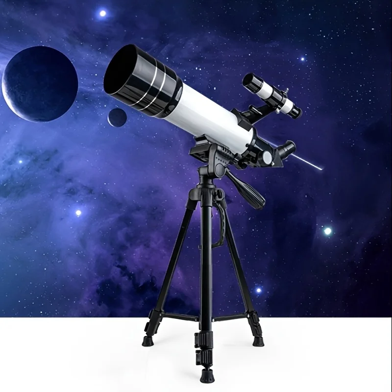 Telescope 70mm Aperture 400mm Refractor Astronomical Portable Telescope for Adults Beginners with Tripod
Telescope 70mm Aperture 400mm Refractor Astronomical Portable Telescope for Adults Beginners with Tripod