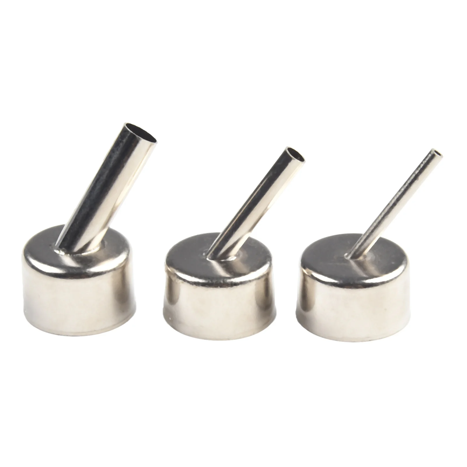 Welding Tools Welding Nozzle Hot Air Rework Station Silver Stainless Steel Welding Nozzle 3pcs 45 Degree Brand New
Welding Tools Welding Nozzle Hot Air Rework Station Silver Stainless Steel Welding Nozzle 3pcs 45 Degree Brand New