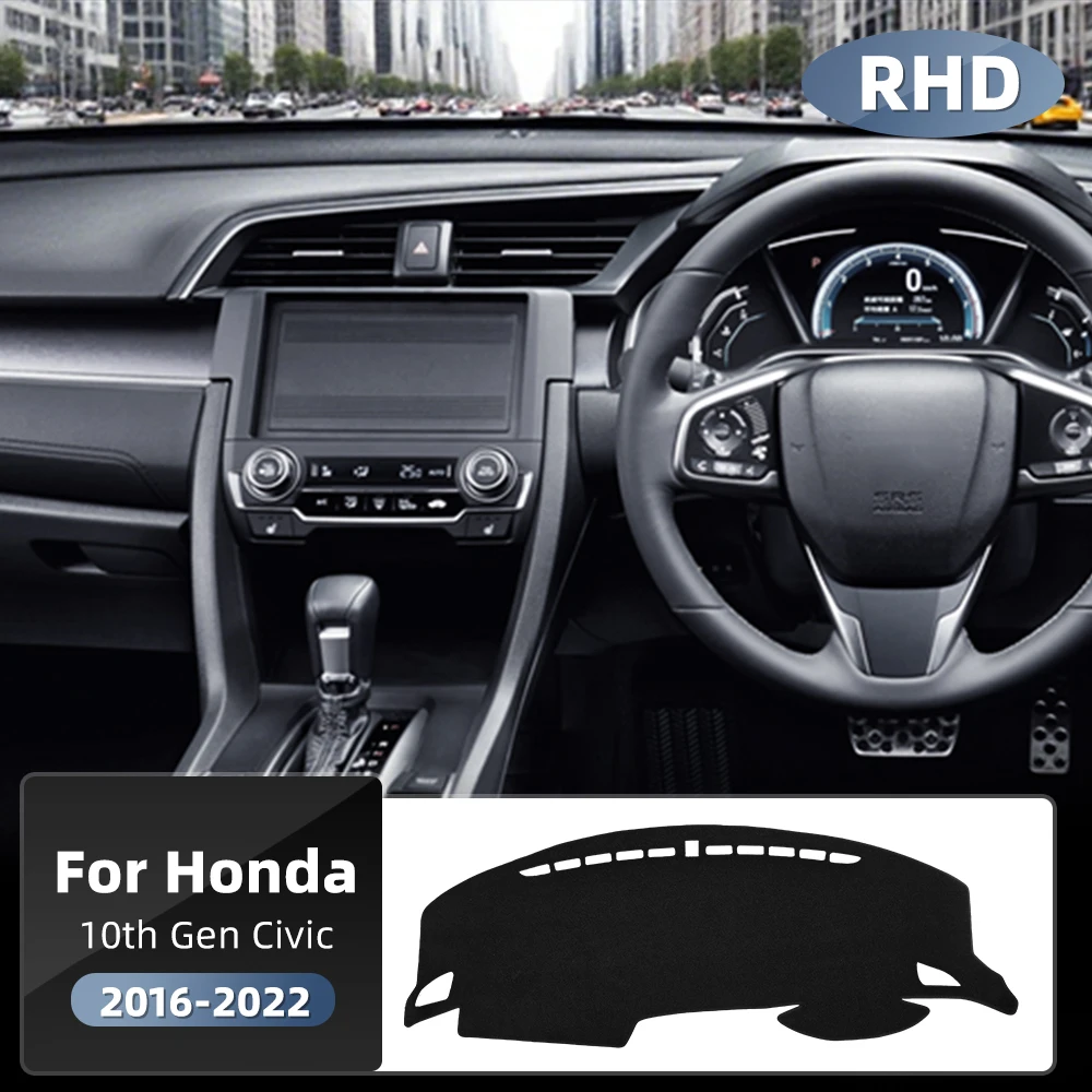 Flannel Car Dashboard Cover For Honda Civic 10th 16-20 Dash Mat Board Pad Carpet Dashmat Anti-UV Mats Auto Interior Accessories
Flannel Car Dashboard Cover For Honda Civic 10th 16-20 Dash Mat Board Pad Carpet Dashmat Anti-UV Mats Auto Interior Accessories