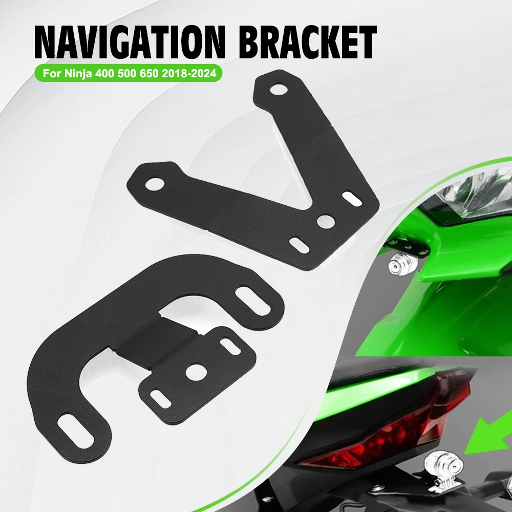 For Kawasaki Ninja 400 2018 2019 2020 2021 2022 2023 2024 NINJA500 24-25 Navigation Bracket Front Rear DVR Data Logger Holder
For Kawasaki Ninja 400 2018 2019 2020 2021 2022 2023 2024 NINJA500 24-25 Navigation Bracket Front Rear DVR Data Logger Holder