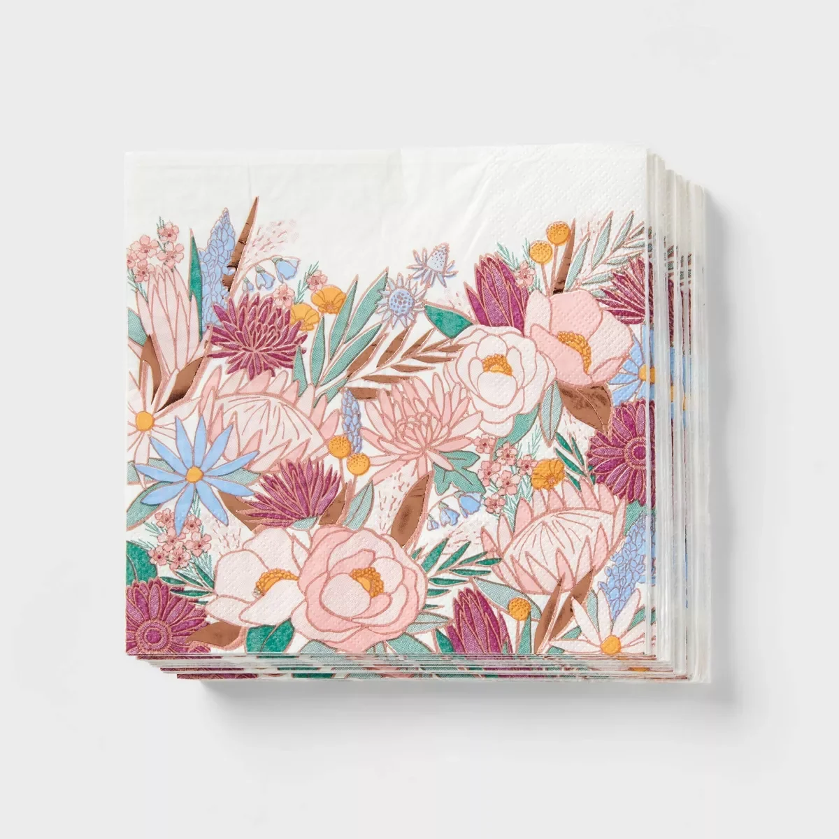 Rose Gold Floral Lunch Napkin 30Ct - Spritz
Rose Gold Floral Lunch Napkin 30Ct - Spritz