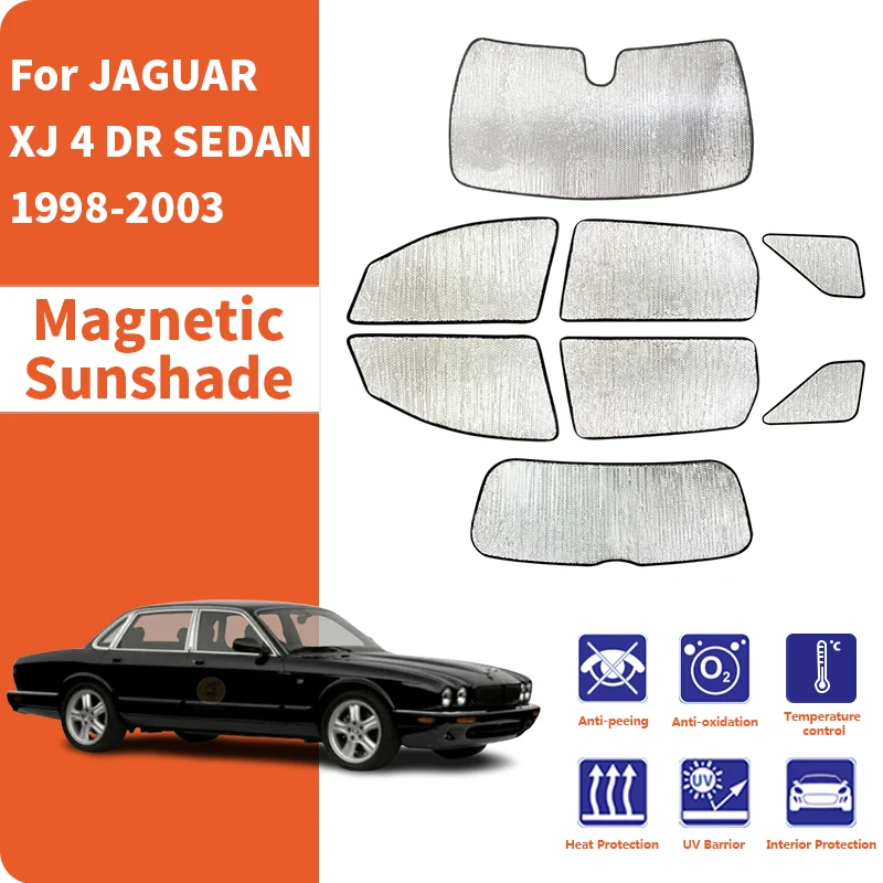 Солнцезащитные шторки на окна автомобиля, защита от УФ-излучения, для JAGUAR XJ 4-дверный седан 1998-2003
Солнцезащитные шторки на окна автомобиля, защита от УФ-излучения, для JAGUAR XJ 4-дверный седан 1998-2003