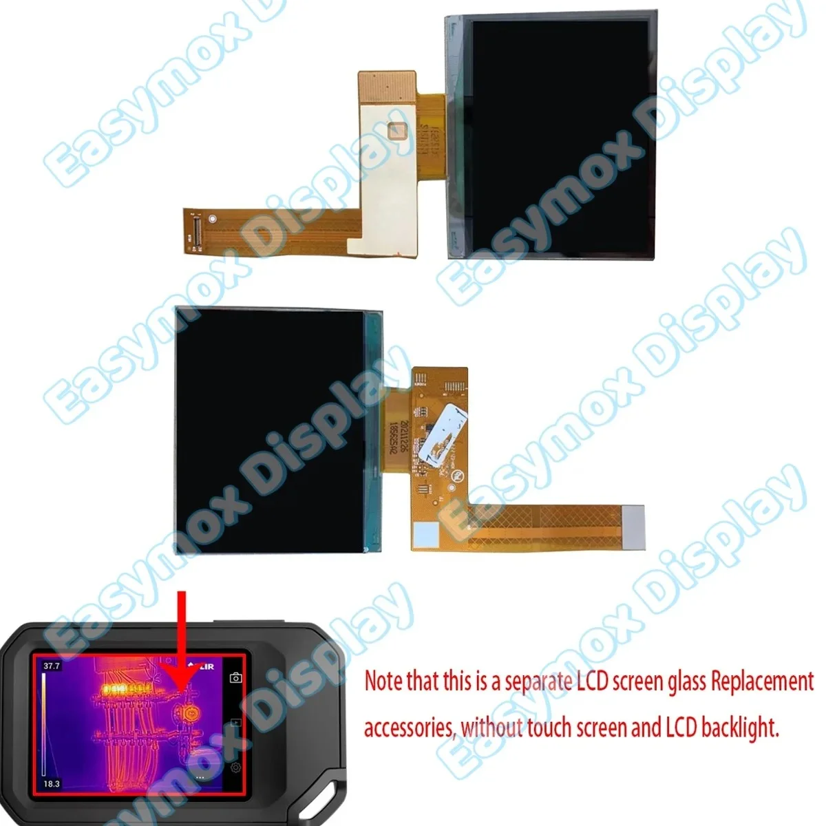 LCD Display Without Touch Screen and Backlight For THERMAL IMAGER FLIR C5
LCD Display Without Touch Screen and Backlight For THERMAL IMAGER FLIR C5