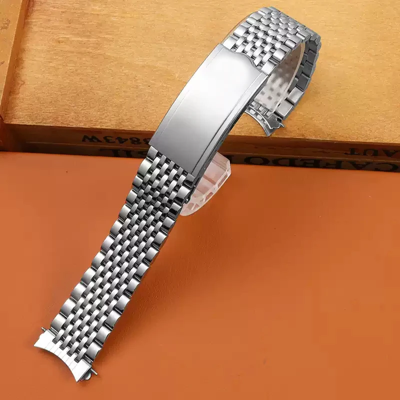 Curved End Watchband for Omega Seamaster Speedmaster DeVille Stainless Steel Strap 18mm 19mm 20mm Thin Bracelet Belt Silver Gold
Curved End Watchband for Omega Seamaster Speedmaster DeVille Stainless Steel Strap 18mm 19mm 20mm Thin Bracelet Belt Silver Gold